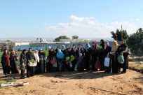 بالصور: البيارق في يافا تُنظم رحلة للمرابطين في شد الرحال للمسجد الاقصى إلى طولكرم 